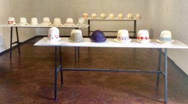 Ecuadorian Hat display, Museum of Modern Art, Cuenca, Ecuador